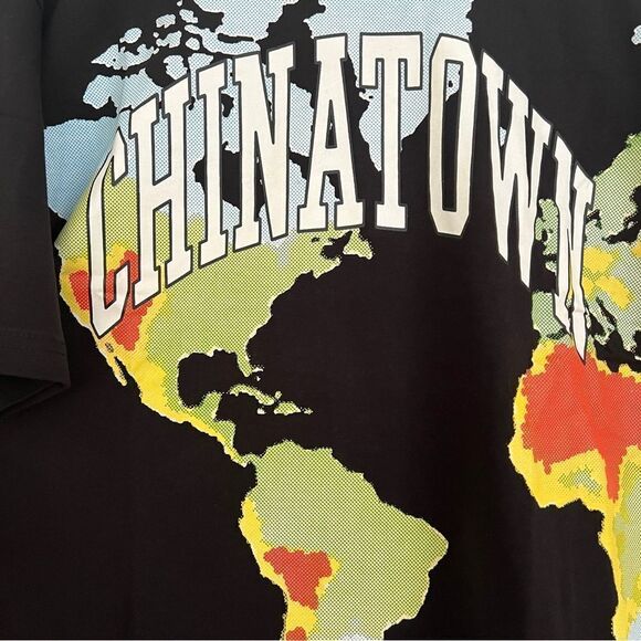 Chinatown Market GLOBAL CITIZEN HALFTONE TEE Black Large NWT - Picture 4 of 8